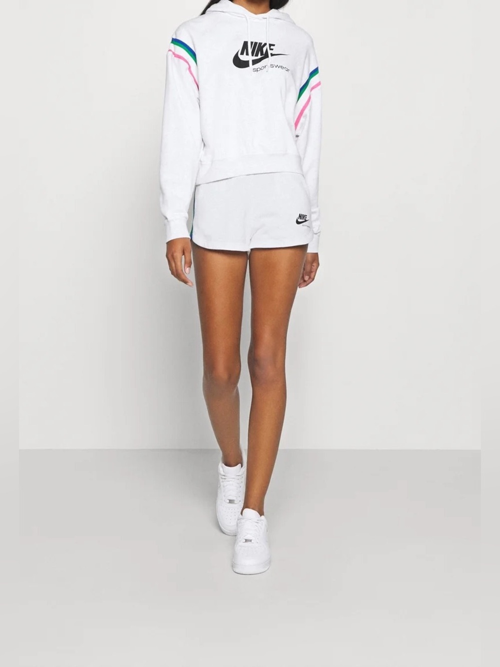 Nike Women's Sportswear Heritage Fleece Shorts Gray S